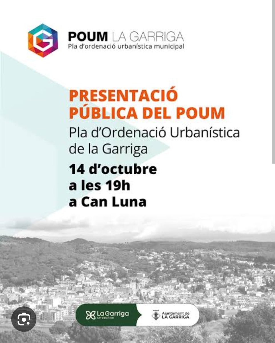 ERCLaGarriga's tweet photo. Al torn de preguntes del #plelaGarriga demanem per què es va anul·lar l'acte de presentació del POUM i per què no es va informar de l'anul·lació a tota la ciudatania de #laGarriga. https://t.co/0KV1puDxtc