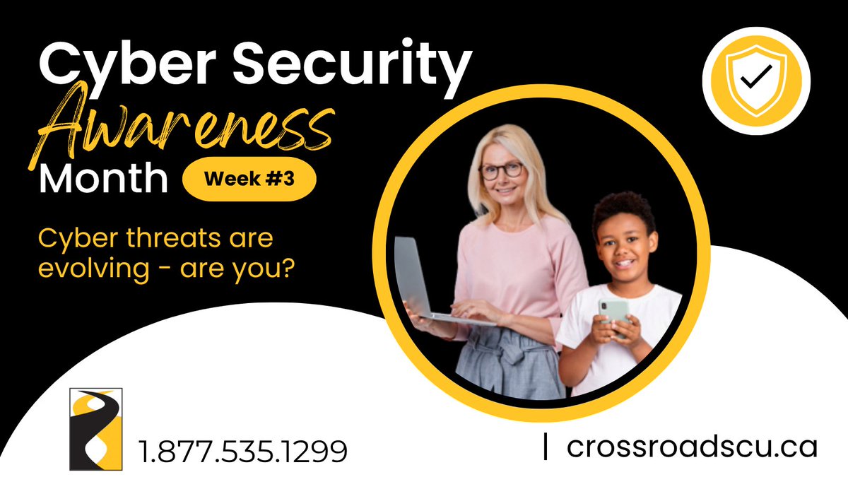 CrossroadsCU's tweet image. Be ready to handle any complex threats the future holds this #CyberMonth2025 by learning how to spot the signs! Follow along to #GetCyberSafe:
getcybersafe.gc.ca/en/resources/r…