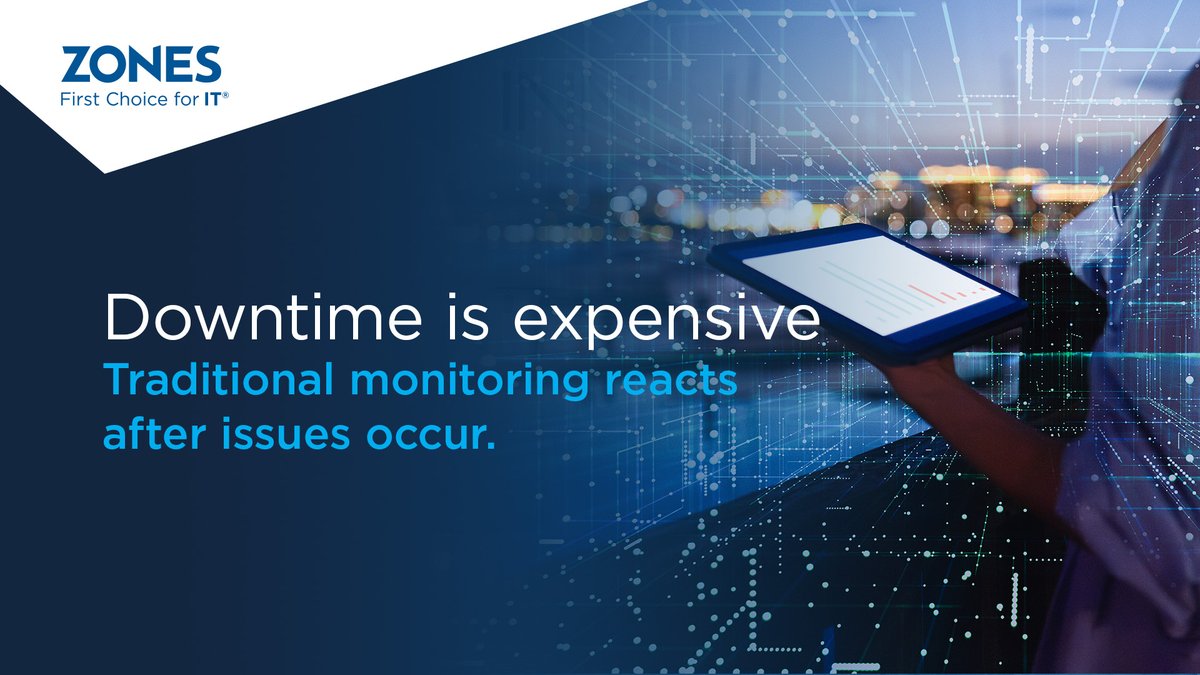 Zones's tweet image. ⚡ Downtime is costly. Yet, traditional monitoring reacts only after issues occur. 

Zones NOC gives you predictive monitoring and proactive remediation—halting disruptions before they happen.

👉 See how it works -&amp;gt; ow.ly/TaYr50X8LPR

#NOC #NetworkReliability #Zones