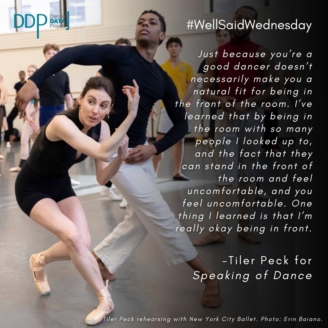 This week, we highlight Tiler Peck, principal dancer with the New York City Ballet. In a recent interview with Claudia Bauer for Speaking of Dance, Ms. Peck reflects on the responsibilities and opportunities of her many identities.