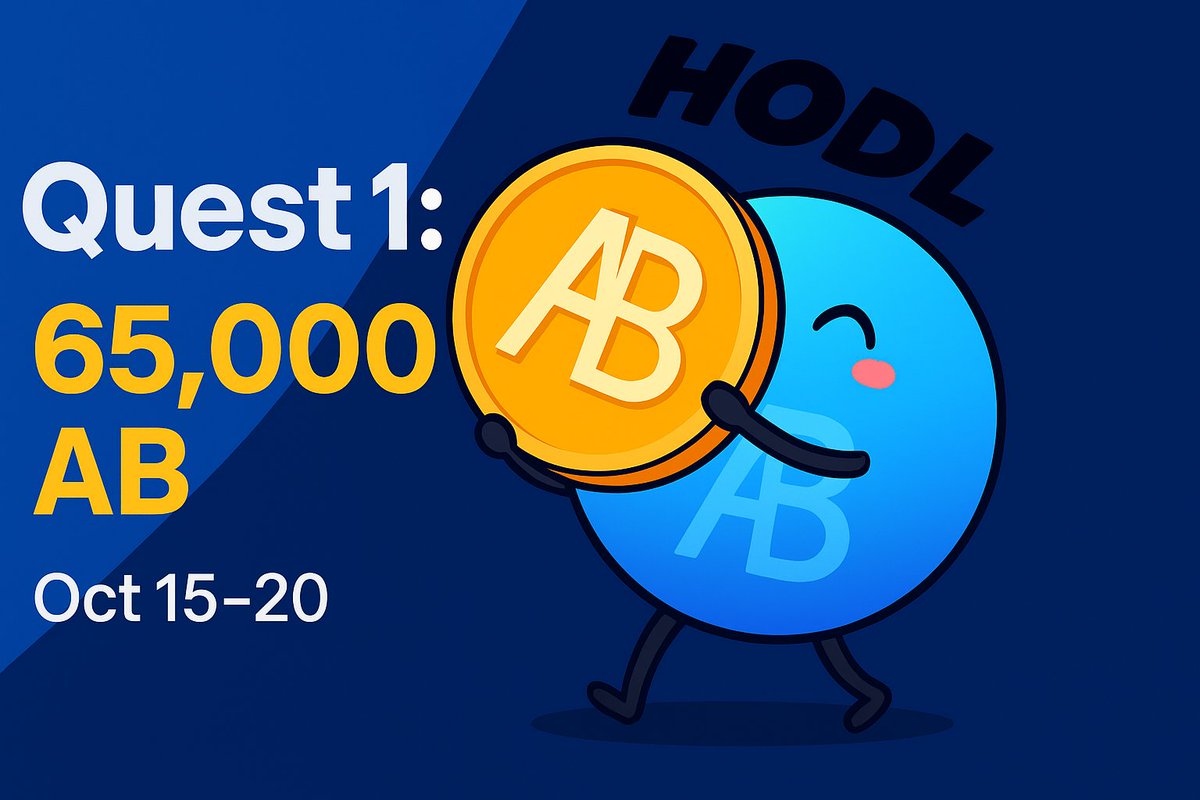 abdao_usa's tweet image. 🏁 ABDAO 250K Marathon — Task 1 (Oct 15–20)
🔥 The race begins!
This is the first challenge of the ABDAO 250K Marathon — and it’s your shot to grab a share of 65,000 AB (~$520)!
Complete all steps, show your support for the ABDAO community, and join the movement. 💥
🏆 Rewards…