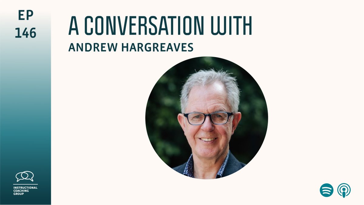 jimknight99's tweet image. Iโve loved every conversation with @HargreavesBC. Heโs wise, funny, and always focused on whatโs best for kids.
Hear our latest chat on Episode 146 of the #CoachingConversations podcast, out today!
๐ง ow.ly/ZGvA50XbNKE