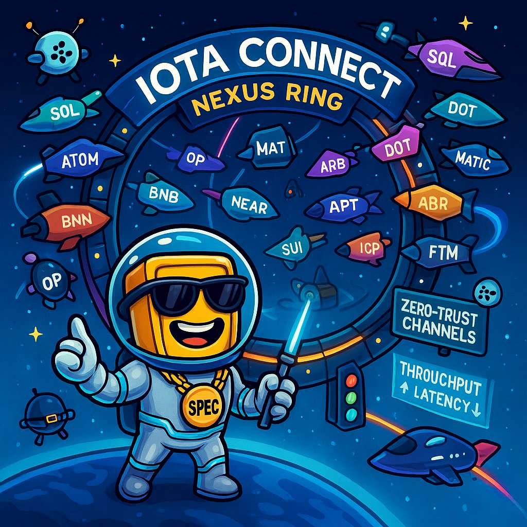 Spec_iota's tweet photo. #SPECConnect | @chainlink oracles = safer DeFi. Clear feeds + monitors on IOTA next. 💎🚀
🔗 Connect it on IOTA MOVE/EVM — adapters welcome.
🎁 Builder reward — 1,337 SPEC (first‑come, first‑claim)
Claim: https://t.co/YUQ5F0AXm3
@iota $SPEC #ToTheMoon https://t.co/hpdhCVgg48