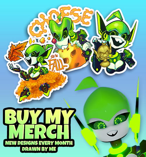 I'm a legally blind digital artist 💚 #PortfolioDay