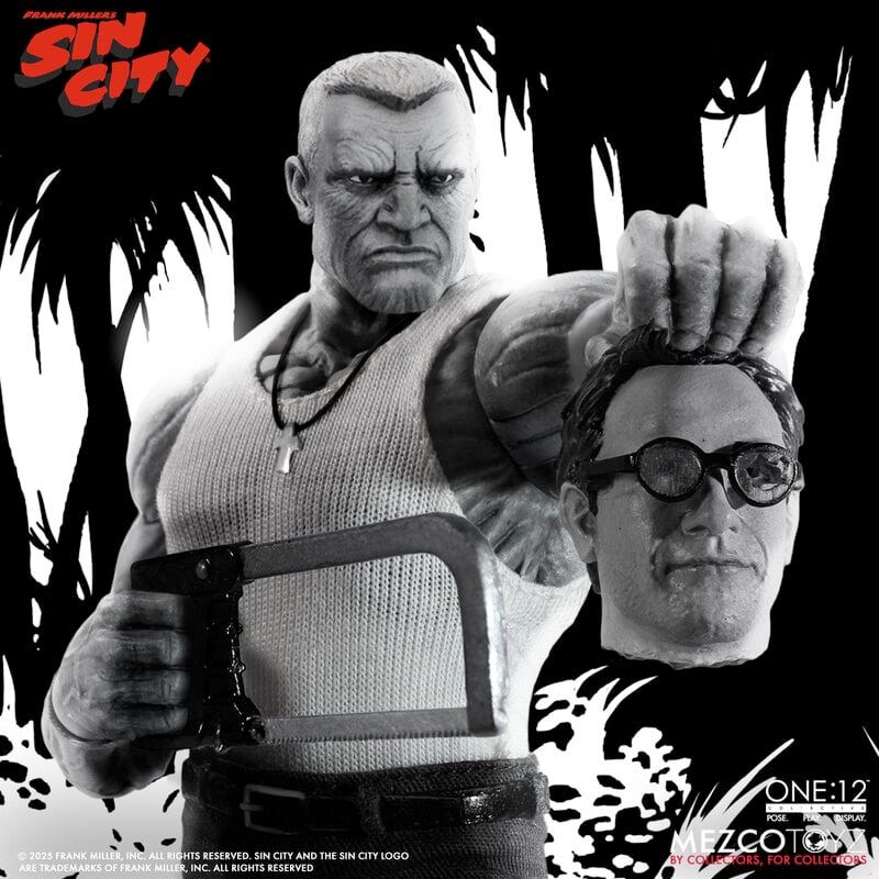 Mezco One:12 Sin City Marv is up for preorder at BBTS ($125.99) - bit.ly/3W7b4hm