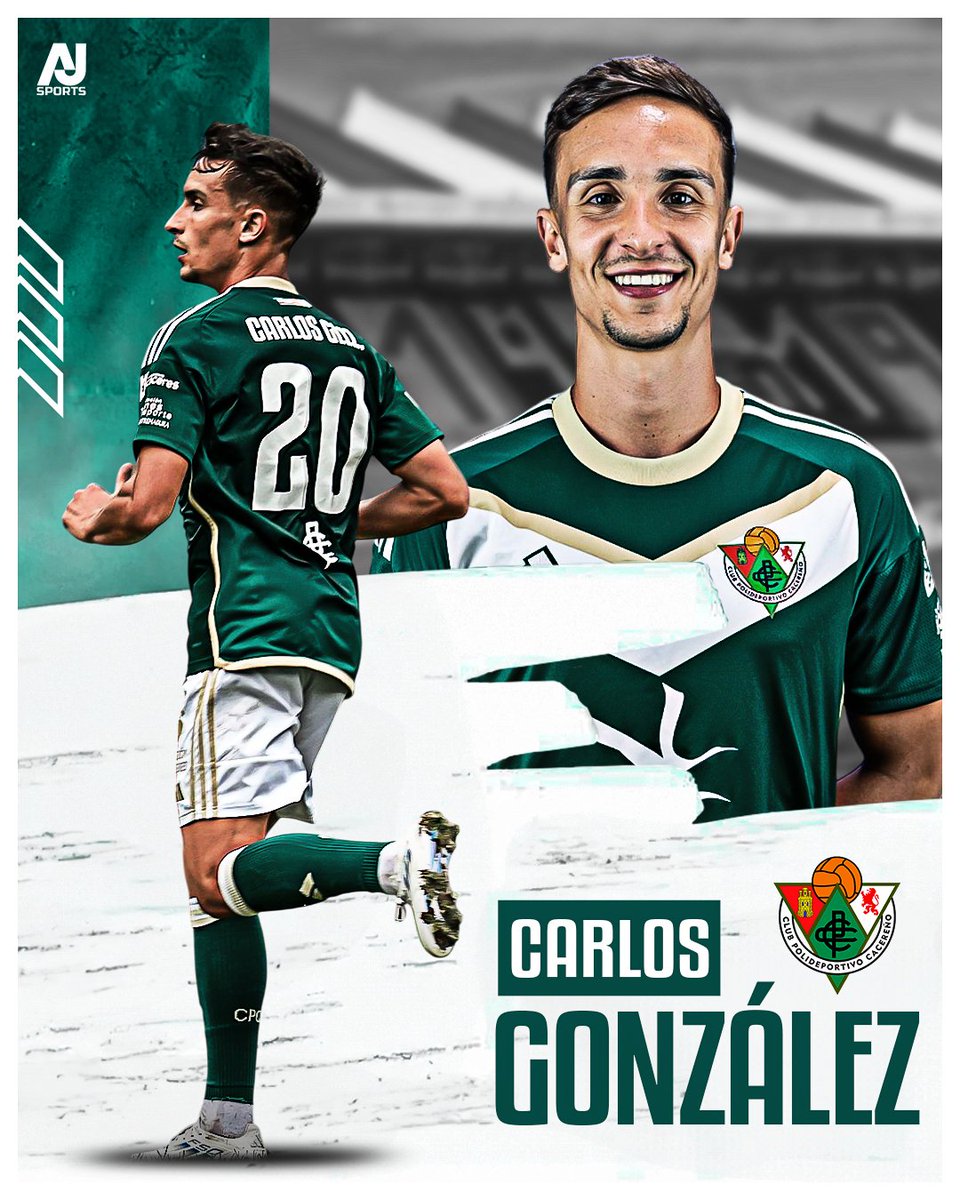 💣 ¡𝗖𝗮𝗿𝗹𝗼𝘀 𝗚𝗼𝗻𝘇á𝗹𝗲𝘇 también es uno más de nosotros!

Carlos es un atacante que actualmente milita en el Cacereño, donde se ha convertido en el primer goleador del club en Primera RFEF. 
Se formó en la UD Las Palmas, incluso llegó a debutar en LFP.

¡Bienvenido!