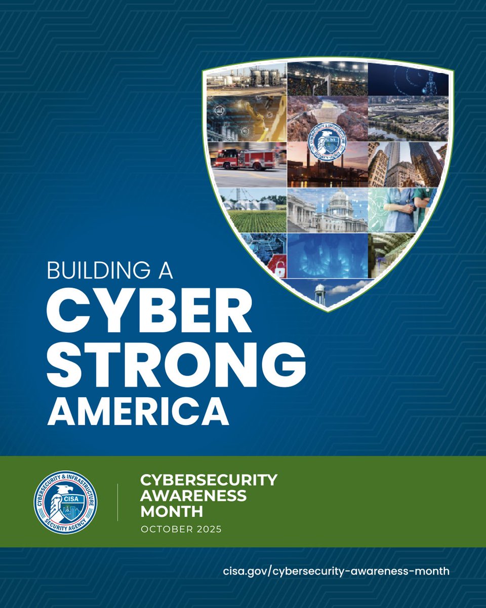CSUDHIT's tweet image. October is Cybersecurity Awareness Month!  AI can be a tool or a trick. Know the difference. Don&apos;t get played by AI. Stay Sharp, Toros.
 
Sharing tips to help you:
📲 Protect your identity/data
⚠️ Avoid deepfakes/phishing
💡 Use AI responsibly

Let&apos;s be cybersmart together.