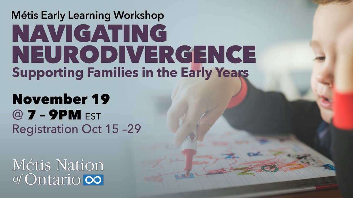 Join our Navigating Neurodivergence in Early Childhood Workshop!

Nov. 19, 2025 | 7–9PM EST

Register by Oct. 29: ow.ly/PseR50XbXKy