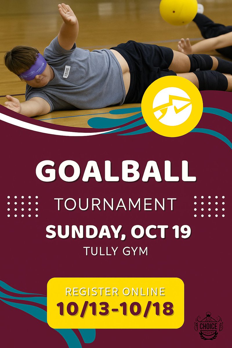 IM Leagues | 3v3 Goalball Tournament
Join us at Tully Gym for an inclusive, competitive event!
🗓 Oct 19 | 📍 FSU
💻 Register Oct 13–18 (link in bio)