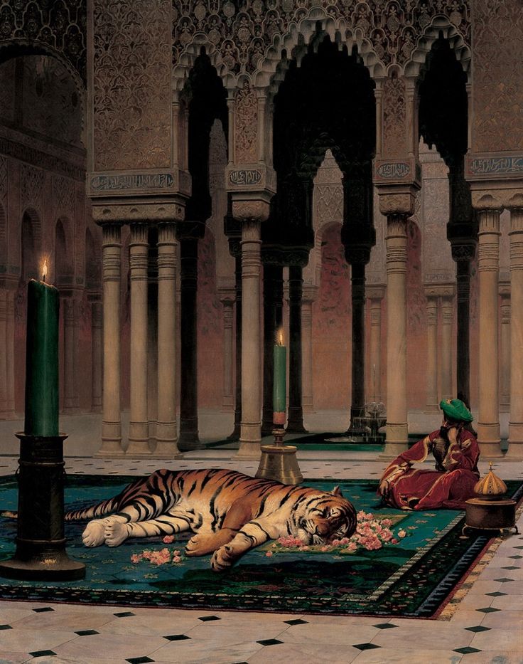 menavisualss's tweet image. "The Grief of the Pasha" by Jean Leon Gerome (1882)