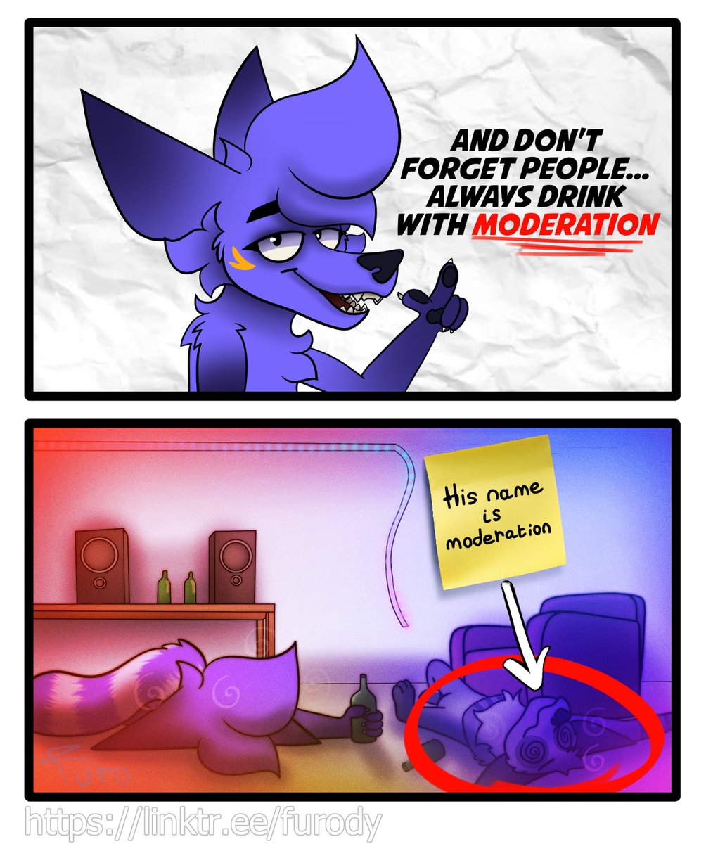 Drink with moderation