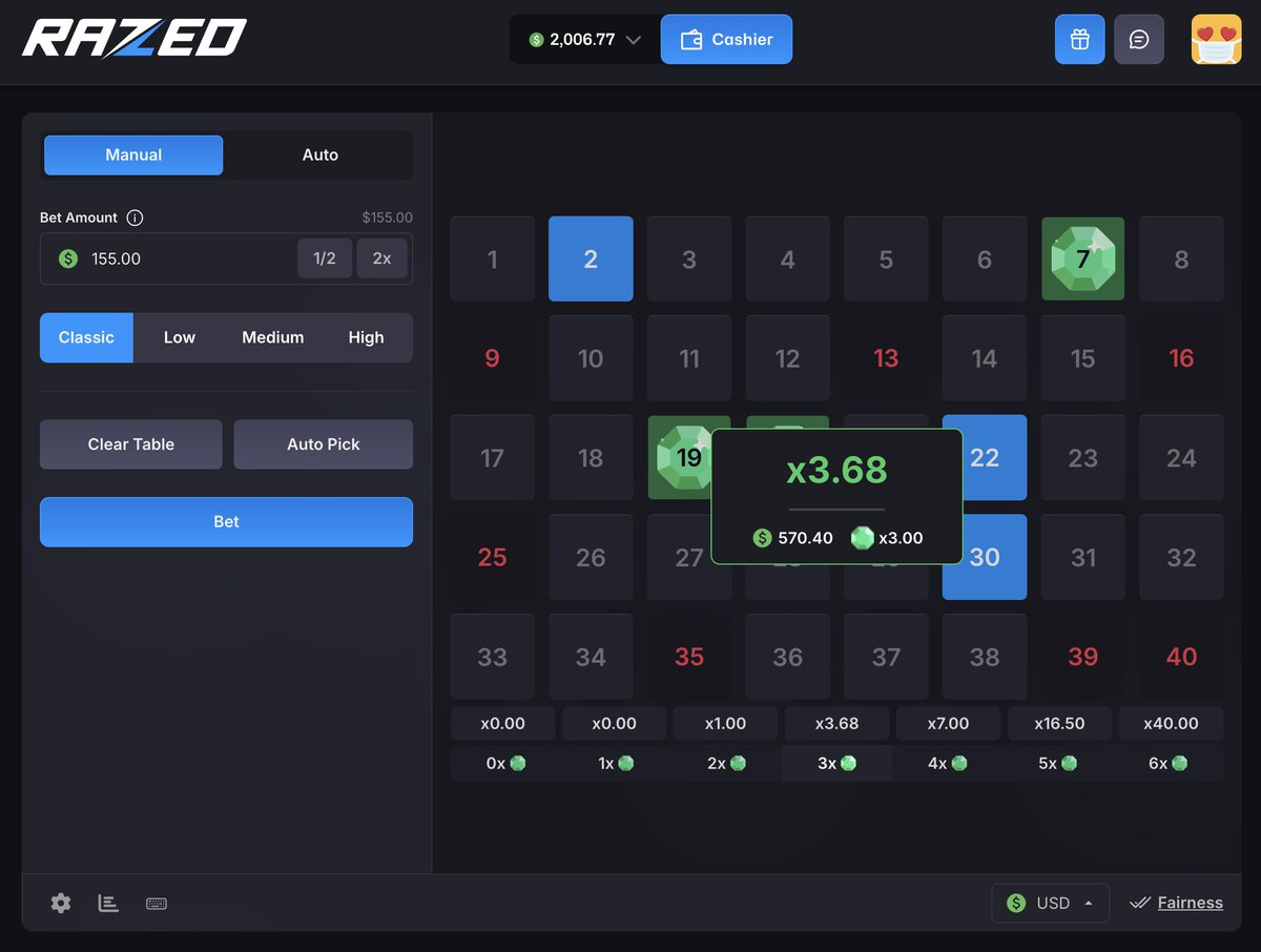 Just trippled my savings,  try your luck