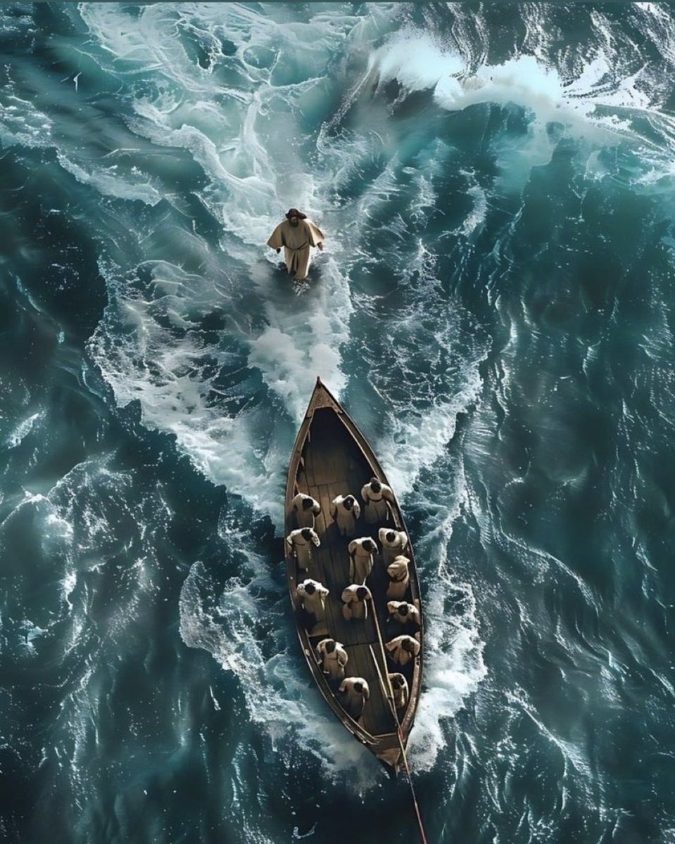 oliverburdick's tweet image. Jesus actually walked on water.