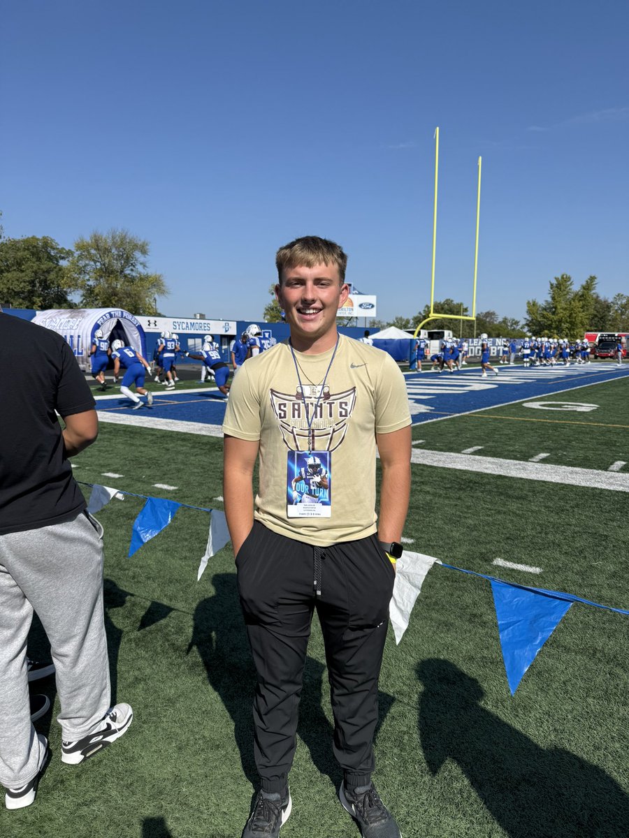 Thank you <a href="/Coach_BJarman/">Brad Jarman</a> for having me out to Indiana State this past weekend. I had a great time!!