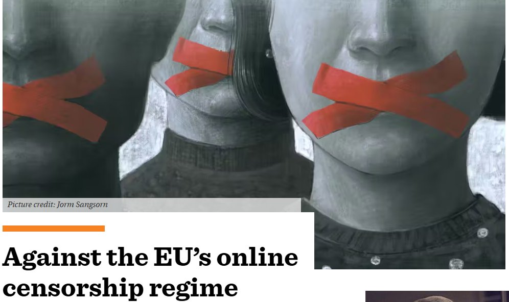 ADFIntl's tweet image. 🚨 NEW 🚨

Over 100 free speech experts have signed a letter warning that the Digital Services Act (DSA), an EU law, threatens to impose online censorship both in Europe and across the whole world.

✍️Read more from @Adina_Portaru via @TheCriticMag