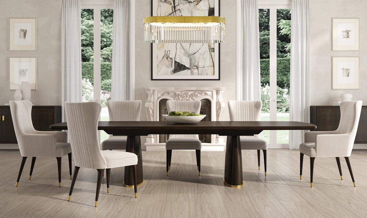 We're just a few days away from High Point Market! Here's a preview of another new collection, Spencer- Green Park!

Made from fumed eucalyptus with brass hardware and faux marble accents, Green Park offers a polished sense of natural tranquility amid the hustle of metro living.