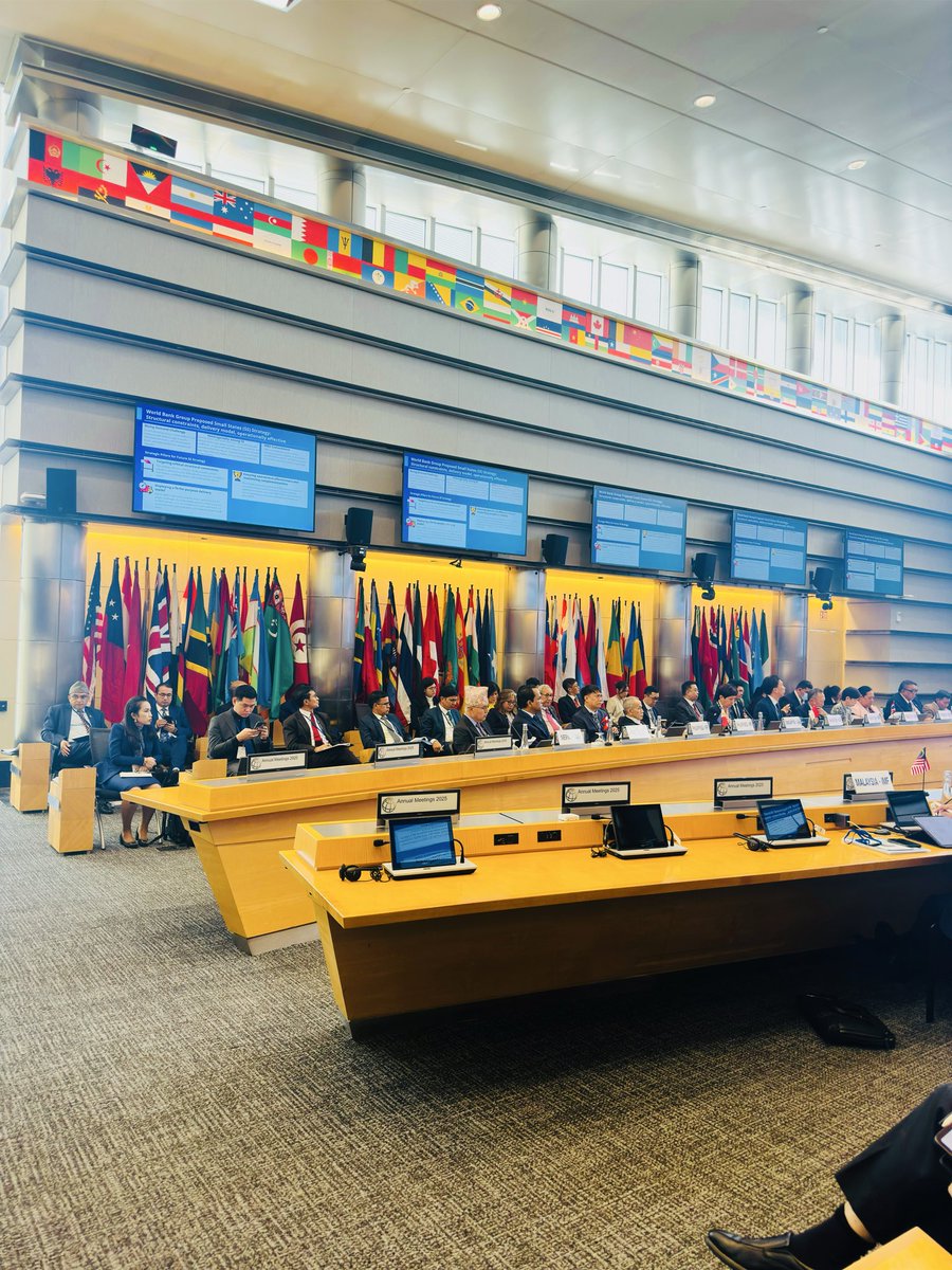 Finance Minister <a href="/rameshore/">Rameshore Khanal</a> spoke in the IMF–World Bank South East Asia constituency meeting in Washington, D.C., urged World Bank’s investment in hydropower and digital public infrastructure, and advocated a “no one-size-fits-all” approach to set global financial principles.