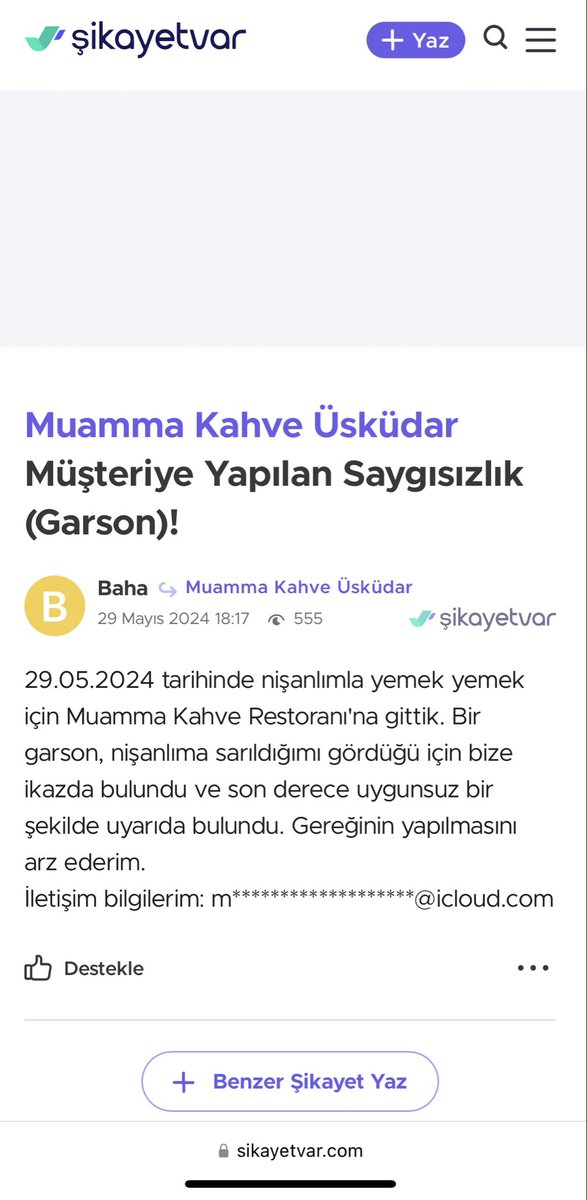 FrauPuder's tweet photo. @muammakahve Bu yaptığınız sadece saygısızlık değil, ayrımcılık! Bu olayı her yere taşıyacağım, herkes bilsin nasıl bir zihniyetle işletme yapıyorsunuz. Kimseye böyle davranıp sessiz kalacağımızı sanmayın. @uskudarbld @muammakahve #muammakahve https://t.co/40wivgWbVP