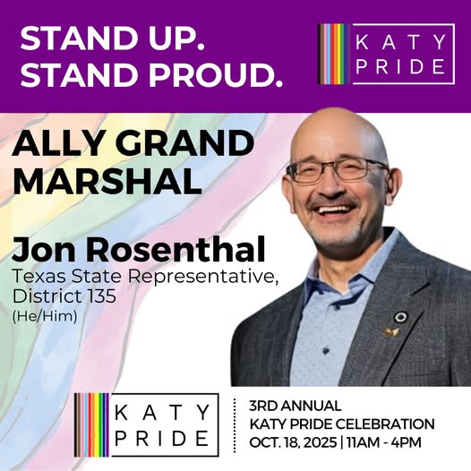 libsoftiktok's tweet image. WOW. Democrat Texas State Rep. Jon Rosenthal was named "Ally Grand Marshal" of this "all ages" Katy Pride Event, which features hyper-s*xual drag queens reading books to CHILDREN.
They want to groom your children.
