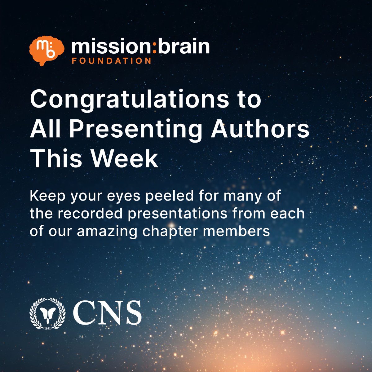 missionbrainorg's tweet photo. Proud to celebrate our incredible mission:BRAIN chapter members presenting their research at #CNS2025 π
Your work in advancing global neurosurgery and healthcare equity inspires us all. π
#missionBRAIN #GlobalNeurosurgery #Neurosurgery #Research #CNSConnects https://t.co/YQUynETb89