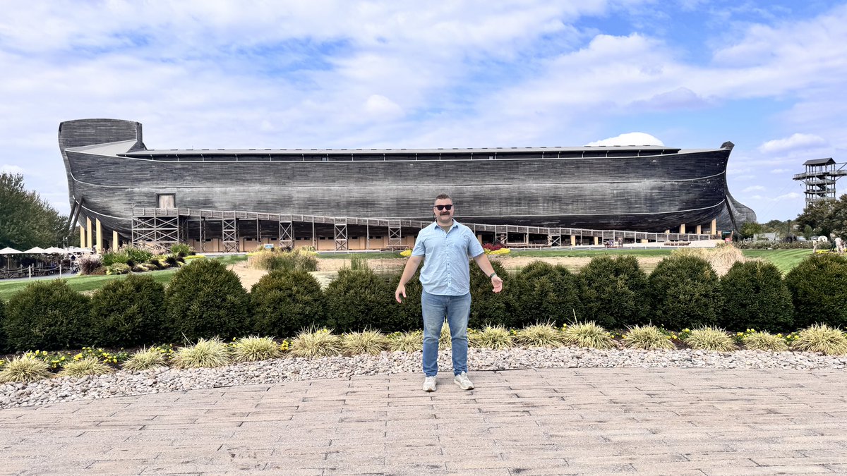 BonifaceOption's tweet image. Just escorted out of The Ark Encounter for insisting antediluvian man was more technologically advanced than us (due to lifespans reaching 900 years) and demanding Ken Ham put a replica fusion reactor in his ark.