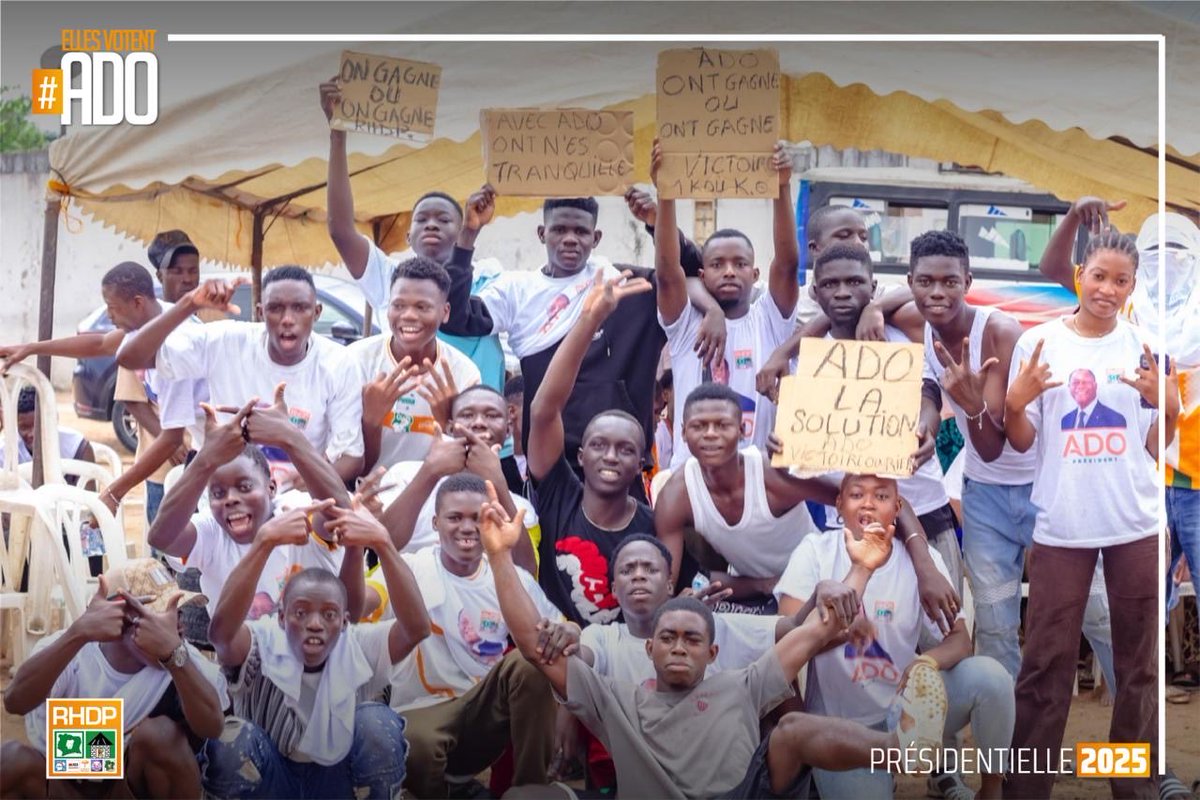 FemmesAvecADO's tweet photo. Des partis politiques de l'opposition épousent la vision du RHDP et appellent à voter massivement pour le candidat @AOuattara_PRCI 

#LesFemmesAvecADO #VictoireAvecADO #Ensemble #MerciADO #OncontinueAvecADO #Presidentielle2025 #RHDP https://t.co/kp3zQgM3sF