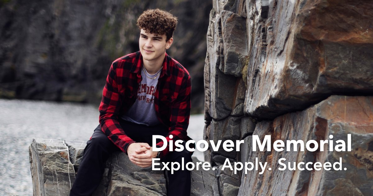 Get tips on applying, meeting admission requirements, and finding scholarships to make it happen.

💻 Exploring your path to Memorial: Admission requirements and scholarships 
📅 Thursday, Oct. 16, 2025
🕞 3:30–4:30 p.m. NDT 

🔗 Register now: bit.ly/memorial-virtu….