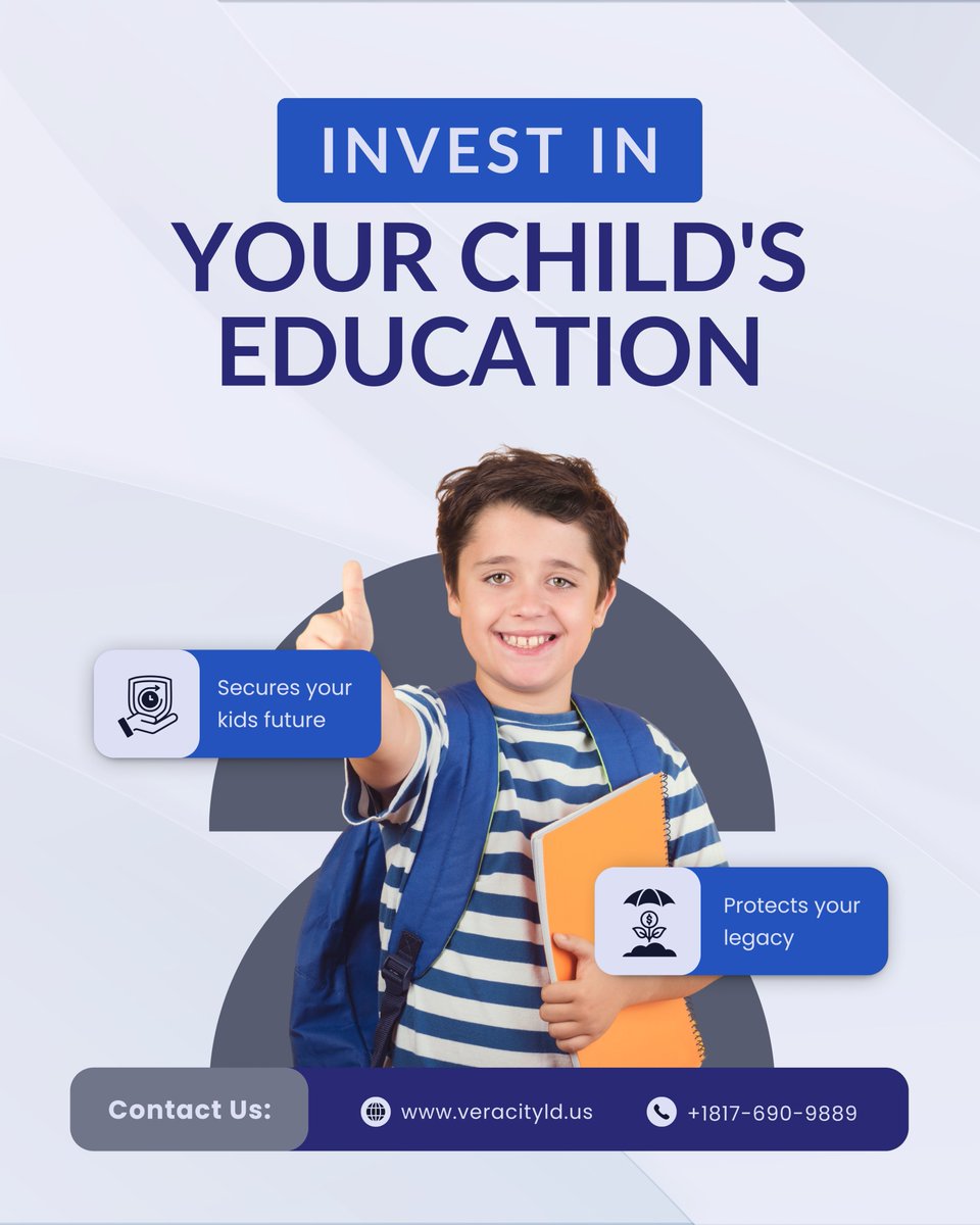 veracityld's tweet image. Your child’s education is one of the best investments you’ll ever make.
At Veracity LD, we help you plan smartly for their future, so your dreams for them become reality. 🎓
🌐 veracityld.us | 📞 +1 817-690-9889
#VeracityLD #FinancialPlanning #EducationSavings