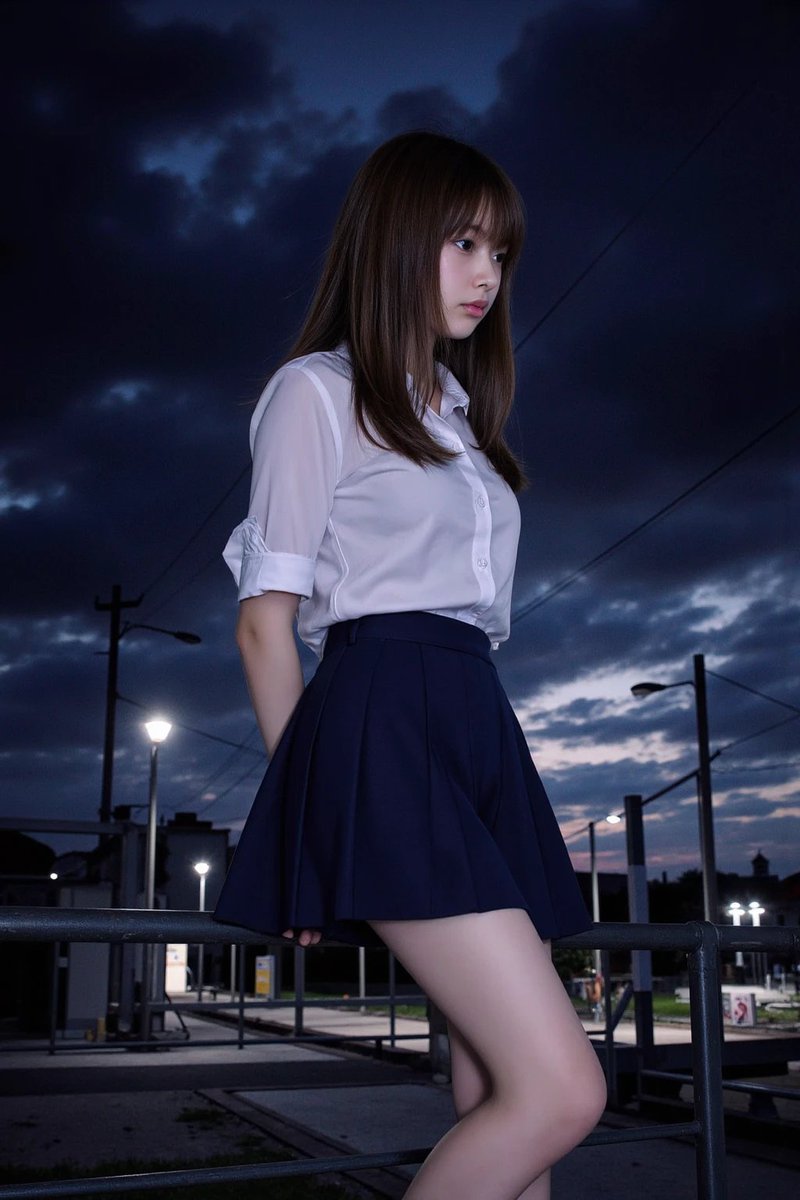 Zuepw2Ln's tweet image. #AI画像生成 #生成AI #ImageCreator #leonardoai #AI女子高生