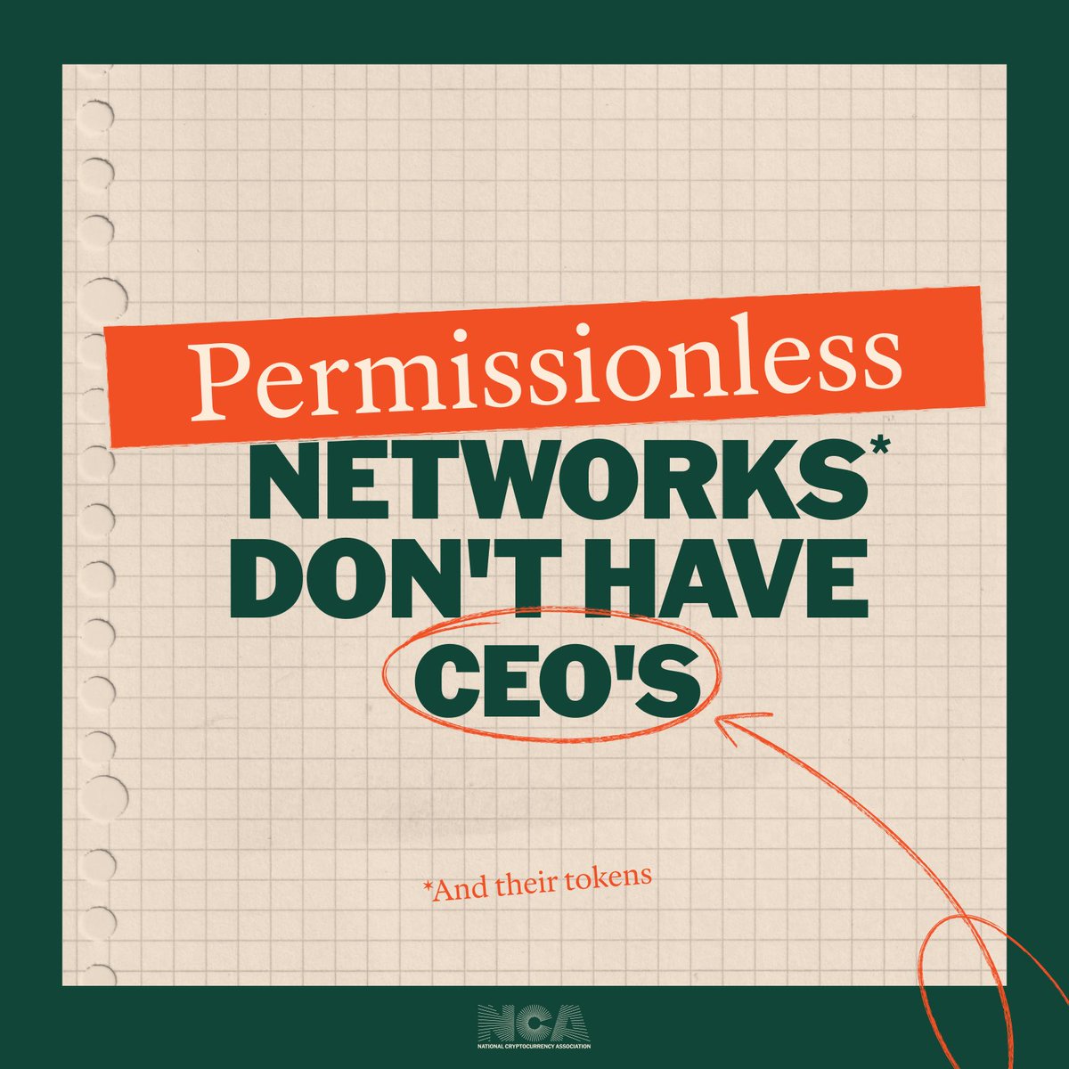 You’ve probably heard the phrase, “Bitcoin doesn’t have a CEO.” It’s true and it highlights the independence and neutrality of open blockchains.

But it’s not only true for Bitcoin, tokens such as Ethereum, XRP, Solana, and Cardano, all operate on public and permissionless