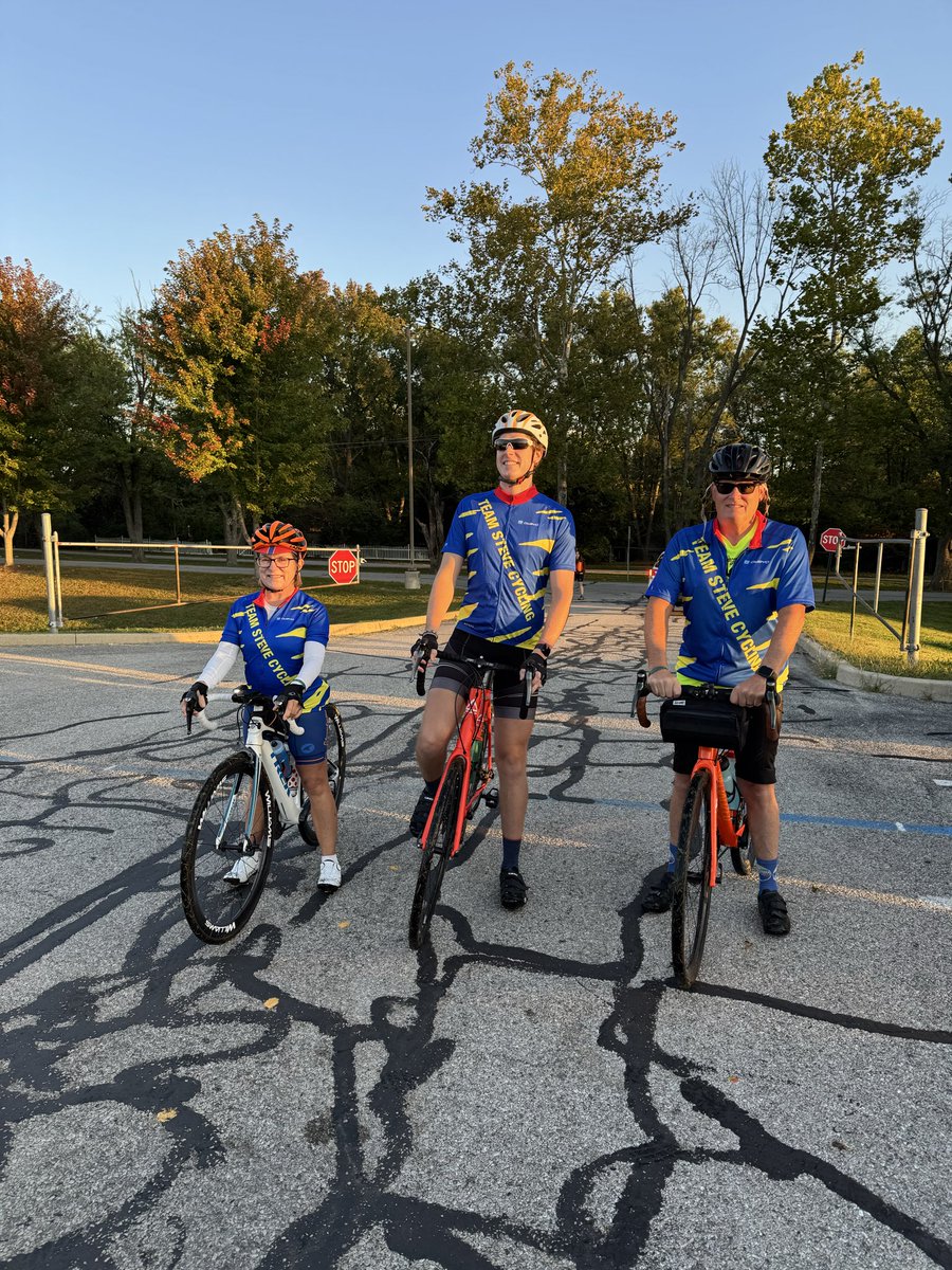 Teamstevebikers's tweet photo. Team Steve pounds 2025 @HillyHundred Mt. Tabor was not on the route, but we did it anyway!!! https://t.co/LaZZv8ubFN