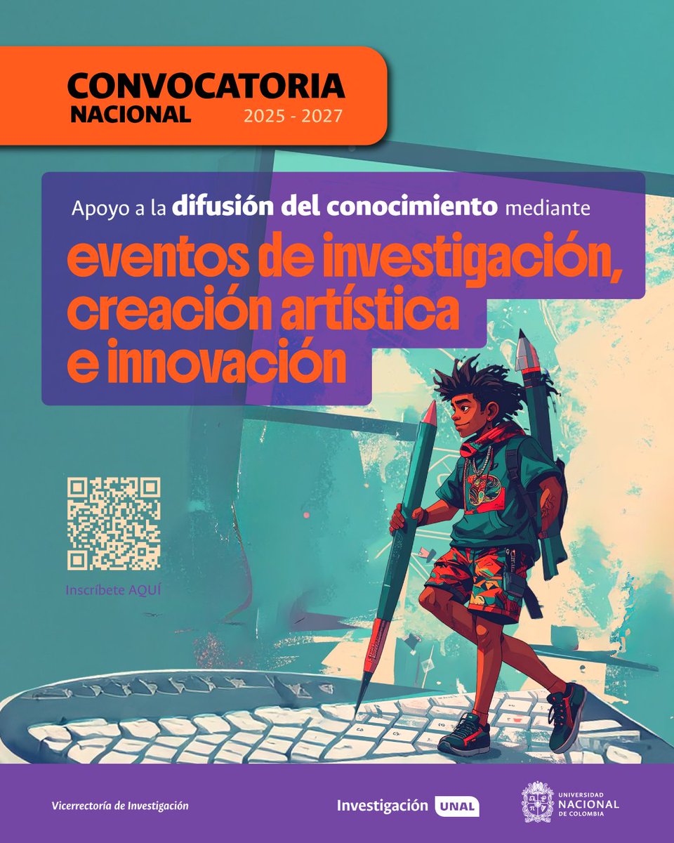 ¿Tienes un evento que conecte saberes, territorios y personas? 💬

Participa en esta convocatoria y ayuda a que más ideas lleguen más lejos.

💰 Hasta 20 millones
🗓️ Abierta hasta el 30 de octubre de 2027.

🔗Preséntate aquí: ow.ly/Bqg550X9vvL