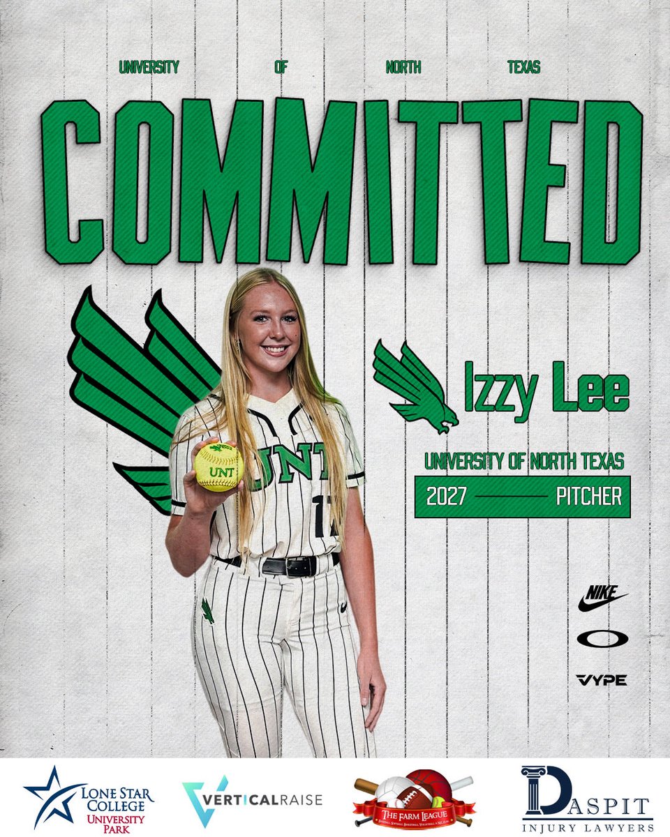 K_Oak_Athletics's tweet image. 🚨 COMMITMENT ALERT 🚨 
Big shoutout to Izzy Lee on her COMMITMENT to play softball at The University of North Texas! 🟢⚪️

#OakEm #thecOde