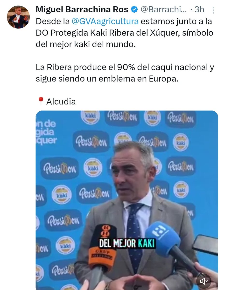 El Kakl Ribera del Xúquer podrá ser el mejor del mundo pero sus agricultores no respetan el medio ambiente y <a href="/GVAagricultura/">GVA Agricultura, Agua, Ganadería y Pesca</a> no hace nada. Según informe <a href="/mitecogob/">Transición Ecológica y Reto Demográfico</a> 44 municipios de la Ribera tienen acuíferos contaminados.
<a href="/levante_emv/">Levante-EMV</a> <a href="/lasprovincias/">LAS PROVINCIAS</a> <a href="/carlos_mazon_/">Carlos Mazón</a>  @MBarrachina