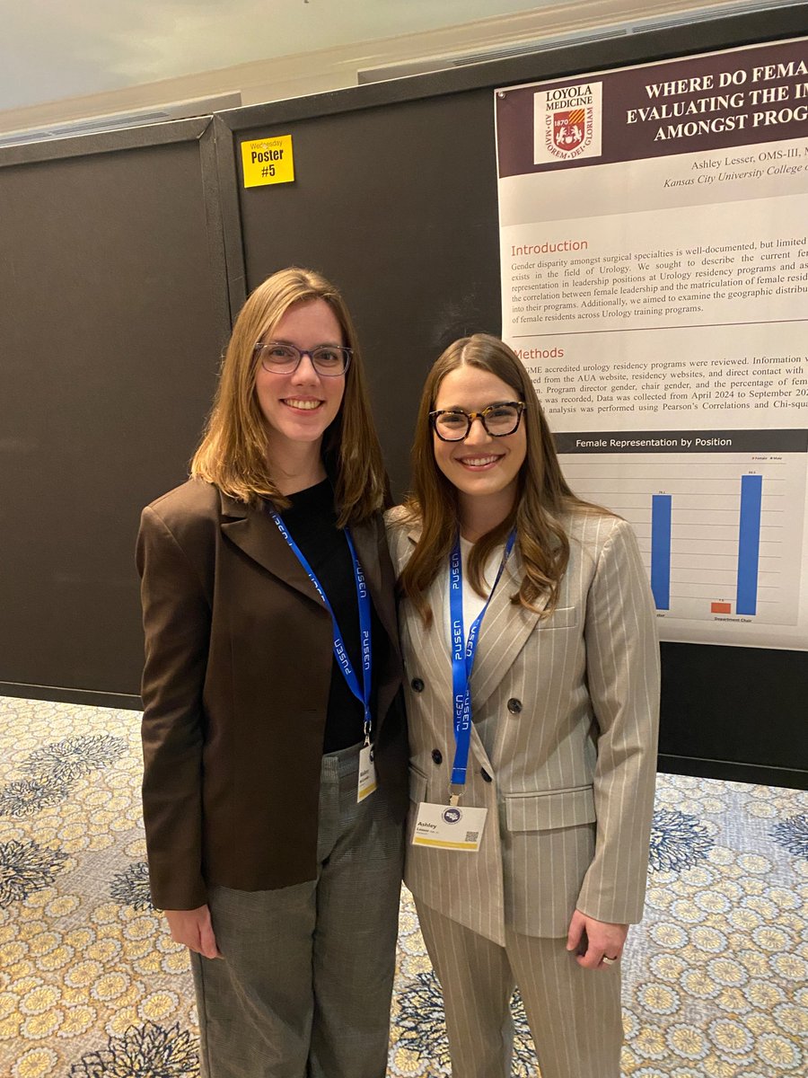 Mallory McCormick, DO (@m_mccormickdo) on Twitter photo 🌟Proud mentor moment 🌟
<a href="/ashley_lesser98/">Ashley Lesser</a> did an incredible job presenting our project on where female urology residents match. Programs keep an eye out for this superstar applicant!
#NCSAUA25 <a href="/LoyolaUrology/">Loyola Urology</a> <a href="/KansasCityU/">Kansas City University</a> <a href="/ACOS_Residents/">ACOS Resident Section</a> 🌟Proud mentor moment 🌟
<a href="/ashley_lesser98/">Ashley Lesser</a> did an incredible job presenting our project on where female urology residents match. Programs keep an eye out for this superstar applicant!
#NCSAUA25 <a href="/LoyolaUrology/">Loyola Urology</a> <a href="/KansasCityU/">Kansas City University</a> <a href="/ACOS_Residents/">ACOS Resident Section</a>