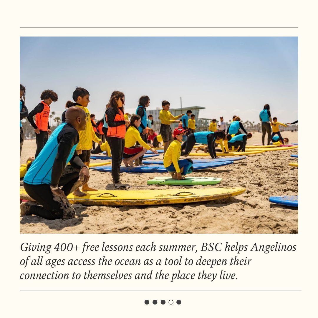 For over a decade, @blacksurferscollective has turned the California coast into a space of belonging, healing &amp; joy. 🌊 The Africa Channel proudly supports their mission, join the year-end silent auction (thru Oct 19) &amp; help fund community surf events &amp; ocean education. 💙