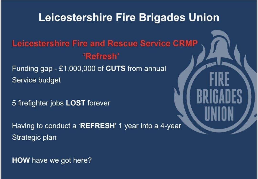 🚨🚨🚨
#cutscostlives

👨‍🚒👨🏼‍🚒👨🏿‍🚒👩‍🚒👩🏾‍🚒 5 firefighter jobs going!
🚒🚒 2 trucks removed!

The CRMP 2025 Refresh in a nutshell!

#onwhoswatch