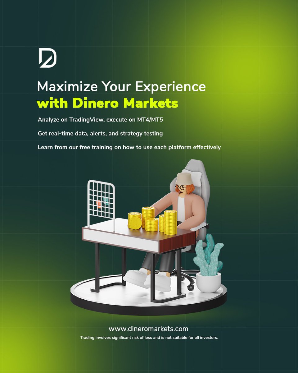 DineroMarkets's tweet image. Level up your trading game with the ultimate toolkit! 
The right platform can make all the difference. With Dinero Markets, you get seamless access to the world's most powerful trading platforms
#tradinginsights #mt5 #tradingapi #ᴛʀᴀᴅɪɴɢᴠɪᴇᴡ