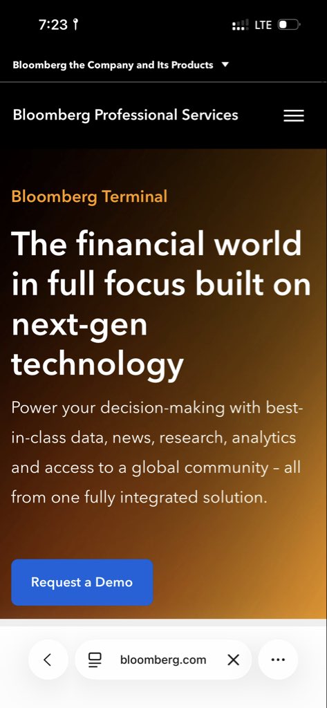 chap_trader's tweet image. Yep….
This is what I was talking about
The Bloomberg Terminal