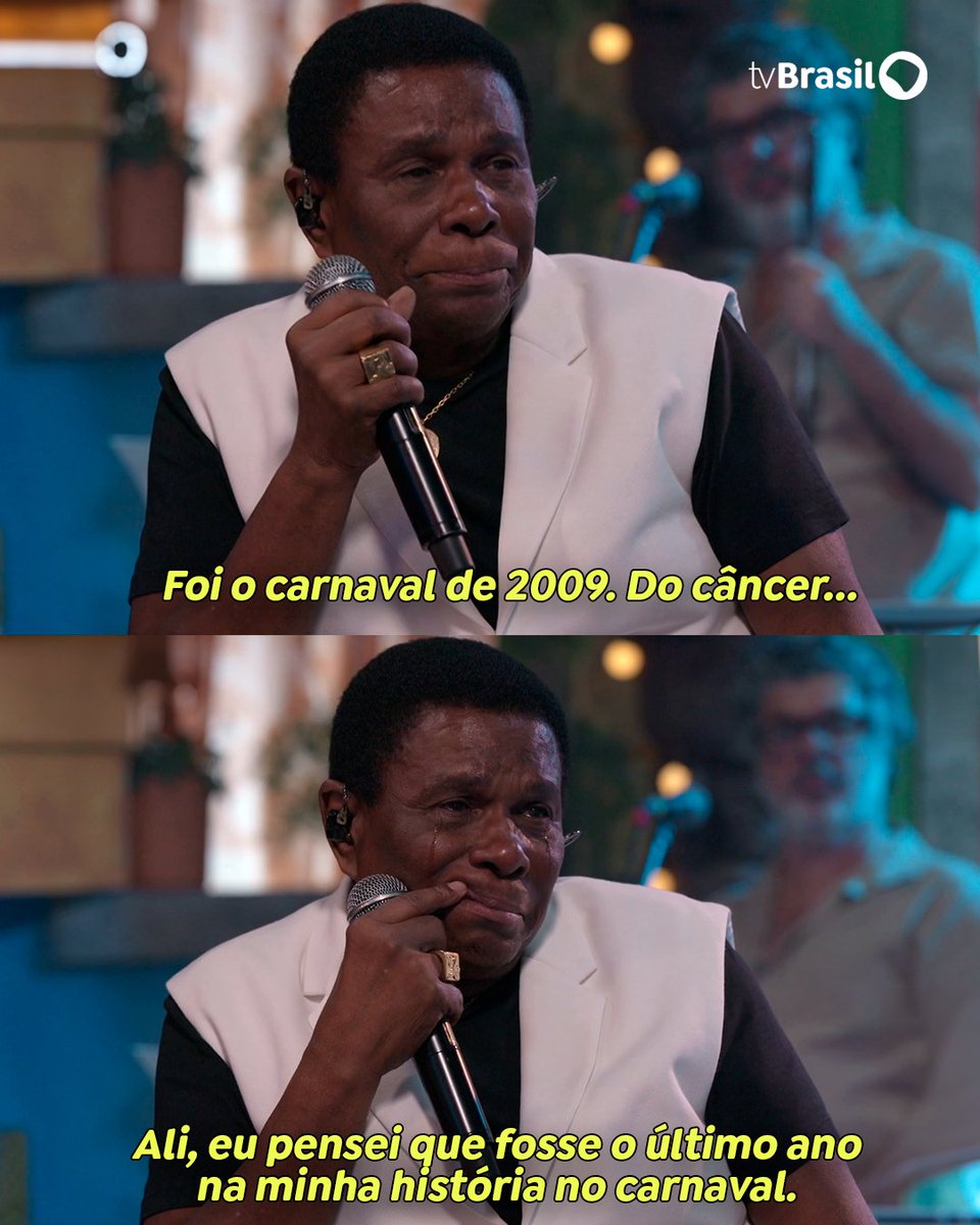 TVBrasil's tweet image. Neguinho da Beija-Flor se emociona ao lembrar o momento mais difícil de sua carreira como intérprete de samba enredo 🥹

Assista ao #SambaNaGamboa completo no canal da TV Brasil no YouTube ou no app TV Brasil Play! 📱💻