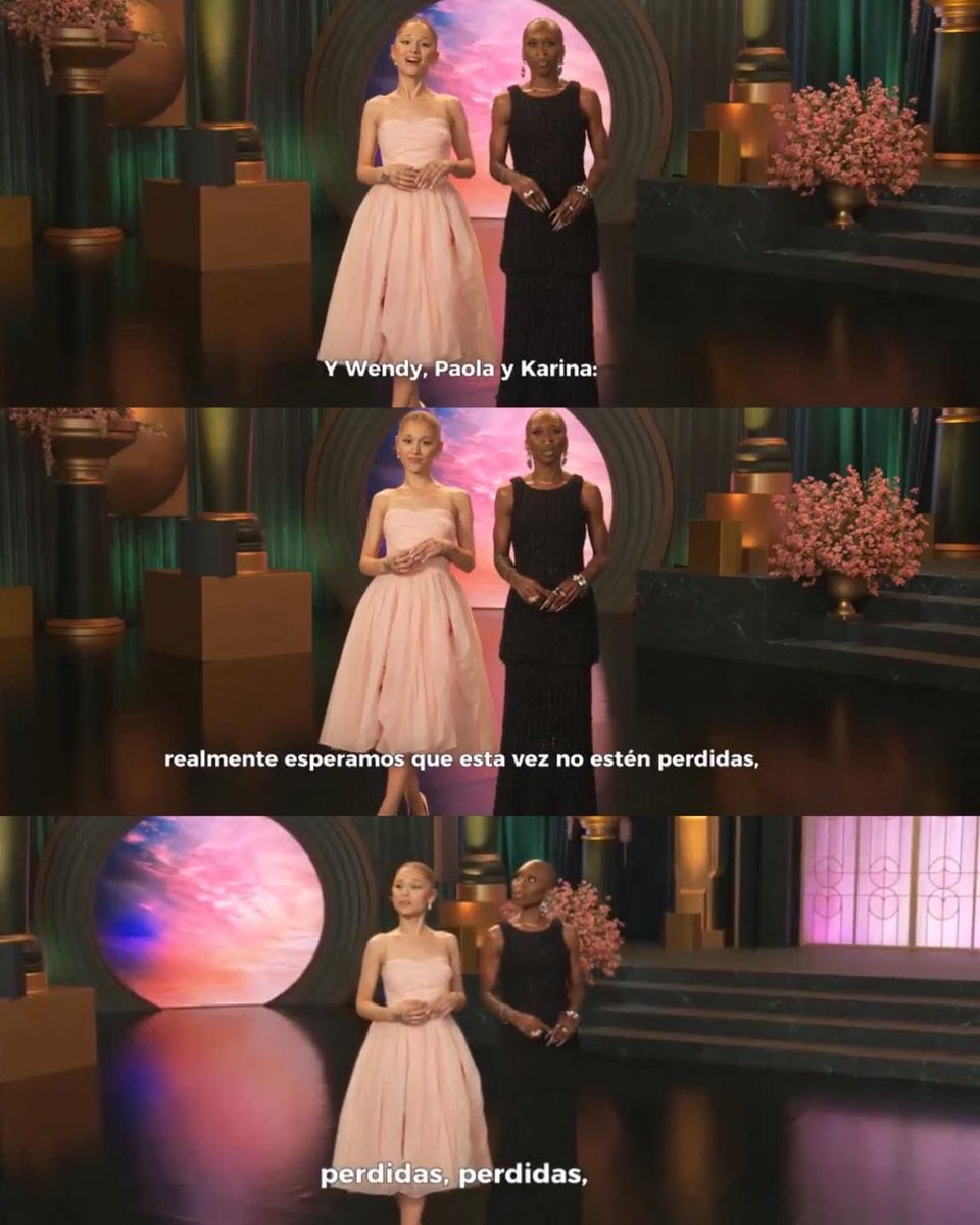 Indie5051's tweet image. ¡Ariana Grande y Cynthia Erivo anuncian que Wendy Guevara, Paola Suárez y Karina Torres, ‘Las Perdidas’ serán las anfitrionas de la fiesta de Halloween de WICKED en CDMX este 30 de octubre