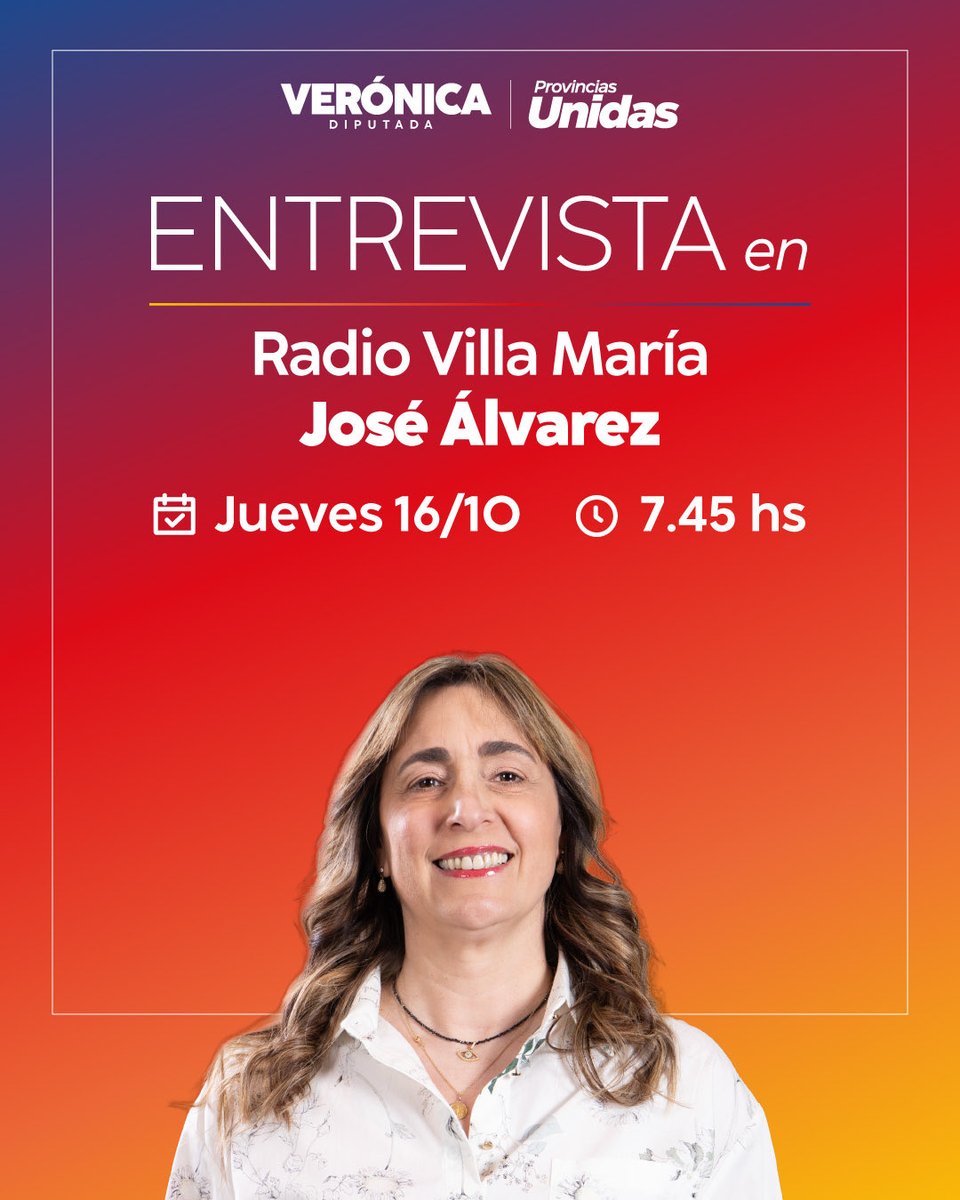 vnavarroalegre's tweet photo. Mañana estaré en Radio Villa María, FM 93.3 conversando con José Álvarez sobre el trabajo que venimos realizando en toda la provincia y los desafíos que tenemos por delante.

https://t.co/L5cTf6mior

📻 Jueves 16/10 – 7.45hs 

#ProvinciasUnidas #VillaMaría #Córdoba https://t.co/e4vyqSshgX