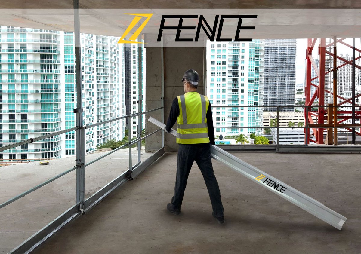 iwwinc_canada's tweet image. The Z Fence offers a continuous, 42″ high interlocking perimeter fence that can easily collapse to protect stairways, provide safe and instant edge access, or facilitate quick removal when needed. #Guardrails