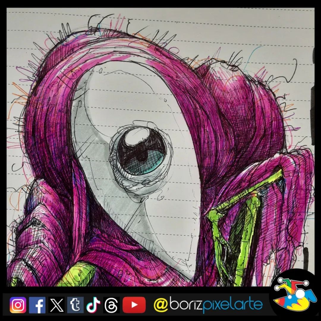 borizpixelarte's tweet photo. Sketchbook 2320. Inktober 2025/15 Ragged
.
.
@inktober @inktoberofficial @awaishaukat #Inktober2025 #InktoberChallenge #InktoberDrawing #PenAndInk #SketchingDaily #ArtChallenge #IllustratorsOnInstagram #Artwork #ArtistOnInstagram #SketchbookTour #DrawingCommunity #CreativeProcess https://t.co/Gwh41dTPk3