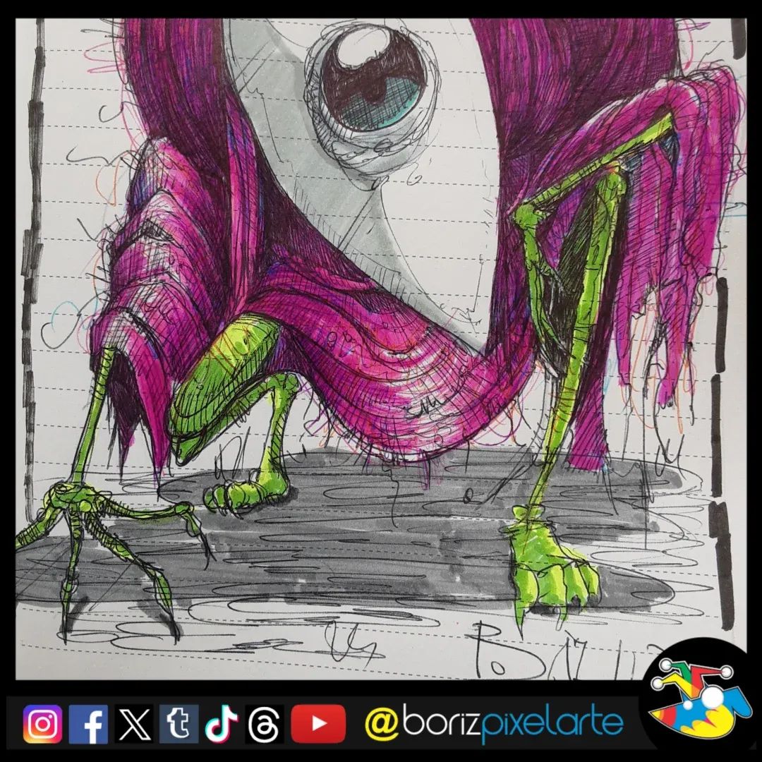 borizpixelarte's tweet photo. Sketchbook 2320. Inktober 2025/15 Ragged
.
.
@inktober @inktoberofficial @awaishaukat #Inktober2025 #InktoberChallenge #InktoberDrawing #PenAndInk #SketchingDaily #ArtChallenge #IllustratorsOnInstagram #Artwork #ArtistOnInstagram #SketchbookTour #DrawingCommunity #CreativeProcess https://t.co/Gwh41dTPk3