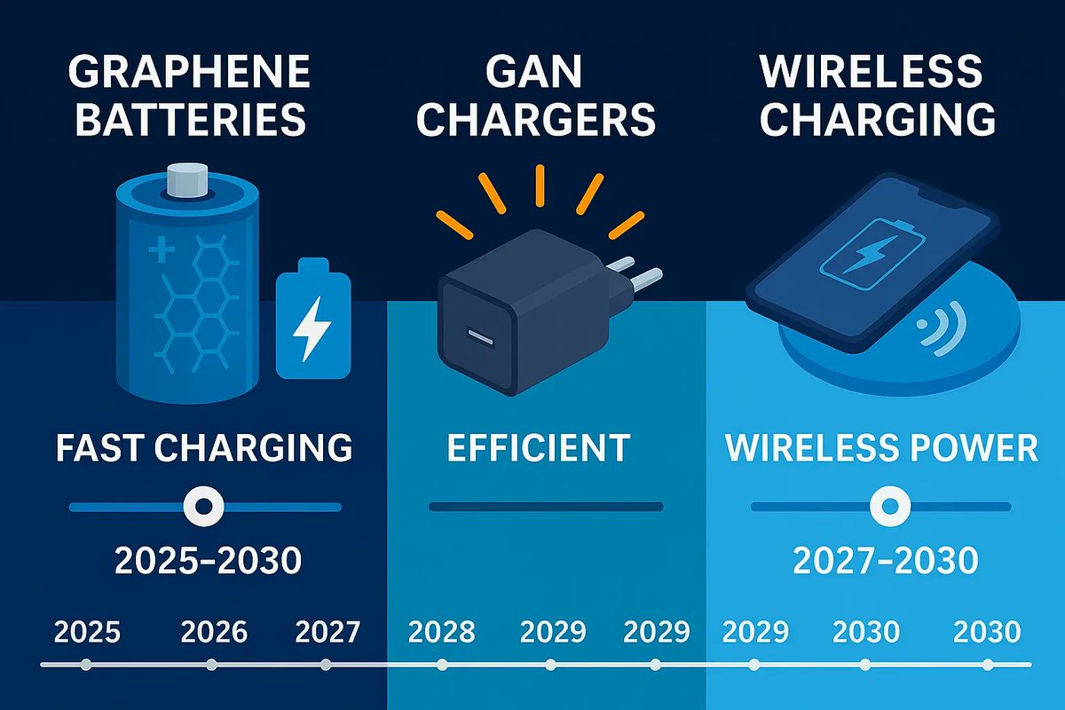SmartStacked's tweet image. Charging slow? The secret gear pros use will power you up in minutes—not hours. See what’s revolutionizing phones, cars, and more before 2026!
#Battery #Charging #Innovation 

Battery &amp;amp; Charging Innovations: Graphene, GaN &amp;amp; Wireless Tech Compared