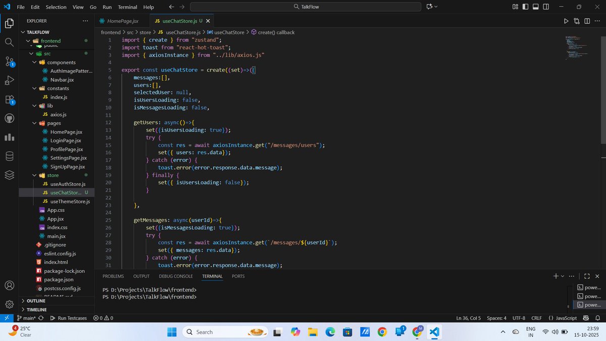 mayukh_77's tweet image. CODING UNTIL I GET A JOB
Day 95:📚
✅Started Building the Home Page of my TalkFlow project
#coding #LearnInPublic #BuildInPublic #project