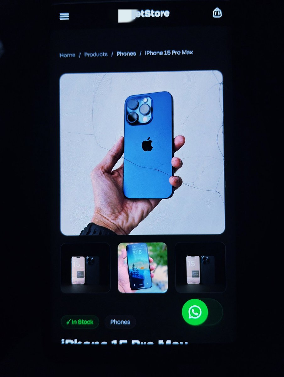 AdemolaSalman's tweet image. This e-commerce website is almost ready to go live, and I can't wait to share the finished product with you guys.🤭❤️