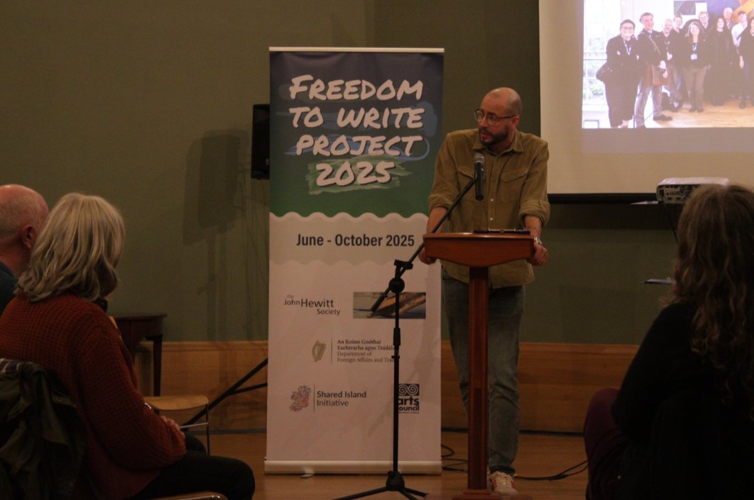 FreeToWrite2024's tweet image. A full house in the @IrishGeorgian, Dublin! Thank you to everyone who came to support our writers 👏😍
@The_JHS @PENIreland @dfatirl
