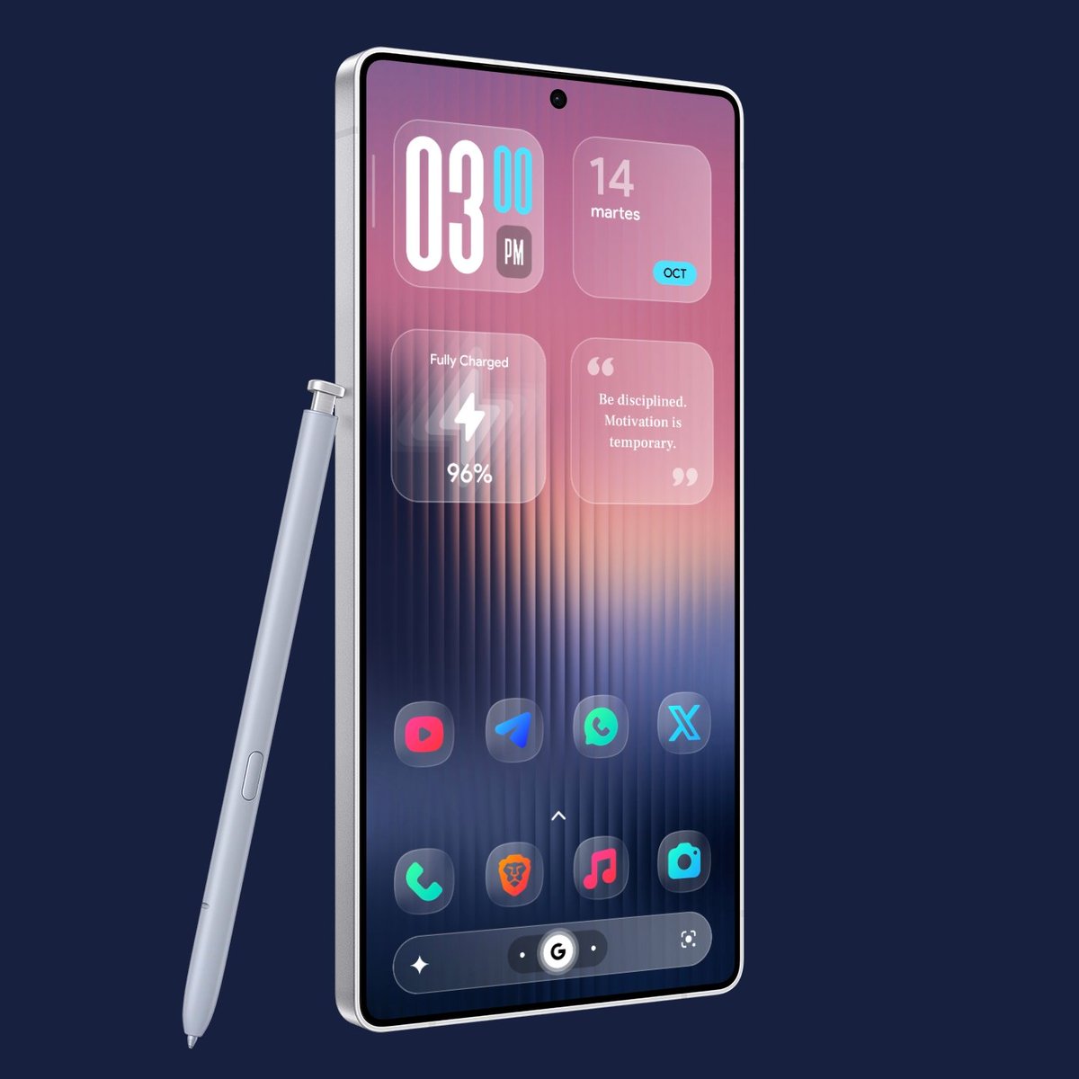 ZRKustom's tweet image. Today's #Setup
🔹 #SmartLauncher
🔹 Glass Widgets @AppsLab_Co
🔹 One UI Glass Color @lkn9x
🔹 Wallops @wigebox
#iconpack #homescreen #android #hyperOS #glass